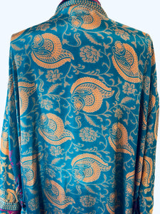 Vintage Silk Long Robe