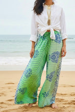 Load image into Gallery viewer, Vintage Sari Silk Palazzo Pant L/XL