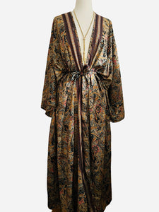 Vintage Silk Long Robe