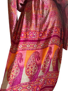 Vintage Silk Long Robe