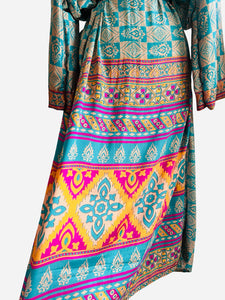 Vintage Silk Long Robe