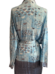 Vintage Silk Long Robe