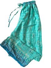 Load image into Gallery viewer, Vintage Sari Silk Palazzo Pant L/XL