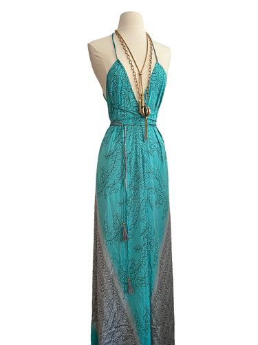 Vintage Silk Sari Dress