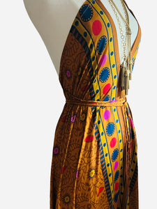 Vintage Silk Sari Dress