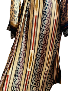 Vintage Silk Long Robe