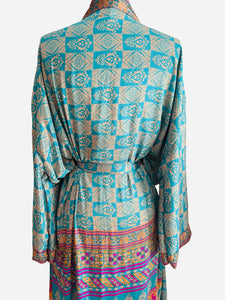 Vintage Silk Long Robe