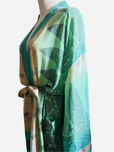 Vintage Silk Long Robe