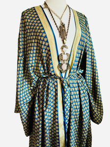 Vintage Silk Long Robe