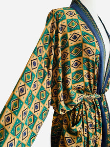 Vintage Silk Long Robe