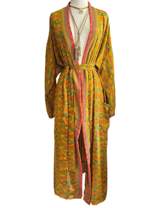 Vintage Silk Robe