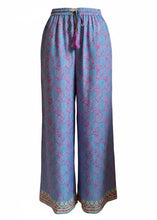 Load image into Gallery viewer, Vintage Sari Silk Palazzo Pant XS