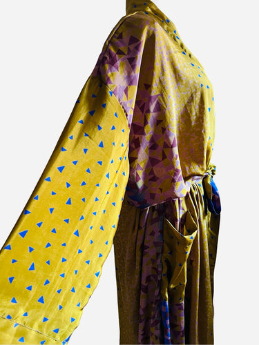 Vintage Silk Long Robe