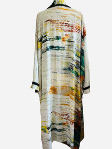 Vintage Silk Long Robe