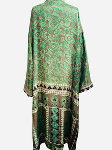 Vintage Silk Long Robe