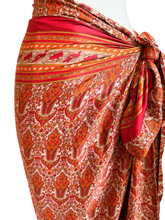 Load image into Gallery viewer, Vintage Silk Sari Sarong