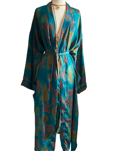 Vintage Silk Long Robe