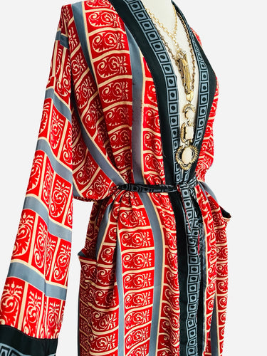 Vintage Silk Long Robe