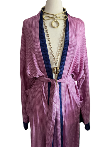 Vintage Silk Long Robe