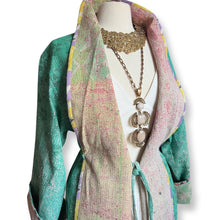 Load image into Gallery viewer, Vintage Kantha Coat Reversible