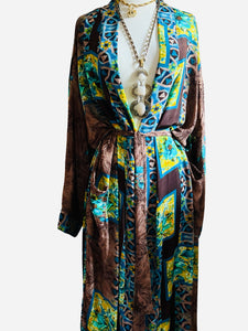 Vintage Silk Long Robe