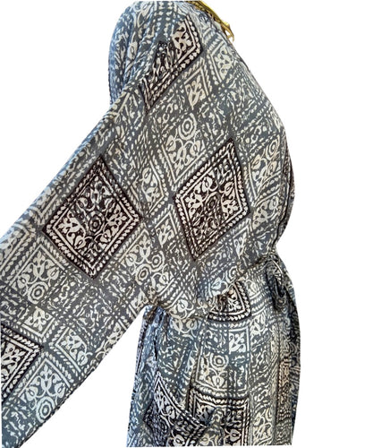 Vintage Silk Long Robe