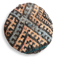 Load image into Gallery viewer, Vintage Moroccan Floor Cushion Round
