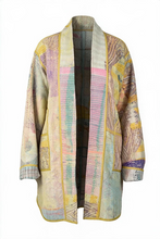 Load image into Gallery viewer, Vintage Kantha Coat Reversible