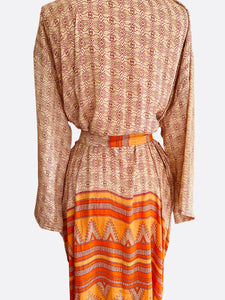 Vintage Silk Robe