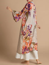 Load image into Gallery viewer, Orchid &amp; Iris Kimono