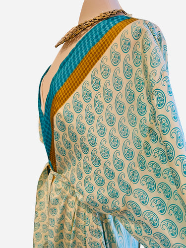 Vintage Silk Robe Short