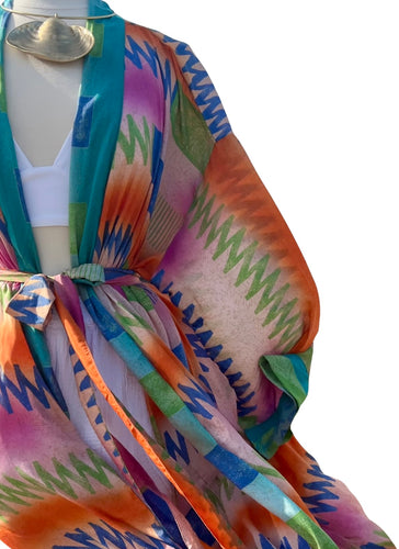Vintage Silk Robe