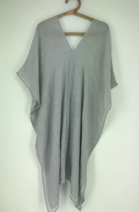 Tulum Kaftan Tunic Gray Plus