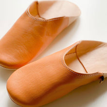 Load image into Gallery viewer, Moroccan Babouche Slippers Sahara  &amp; Almond