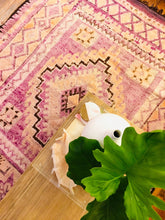 Load image into Gallery viewer, Vintage Mauve + Peach Boujaad with Berber Symbols 5’x8’