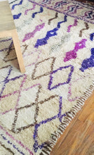 Load image into Gallery viewer, Purple + Lavender Marmoucha Moroccan Rug 6’x9’