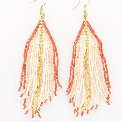 Metallic Coral Earring