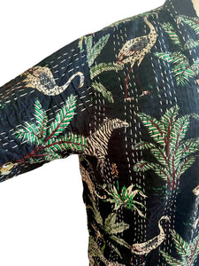 Jungle Kantha Robe Reversible