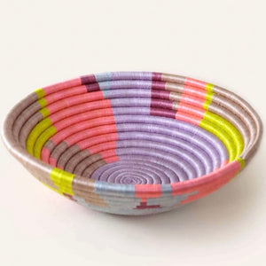 Lavender Abstract Form Plateau Bowl