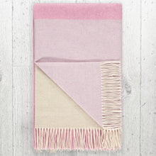 Load image into Gallery viewer, Lambswool Throw Pink Large