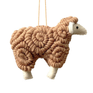 Wooly Sheep Ornament Gingerbread
