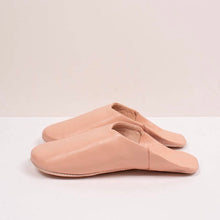 Load image into Gallery viewer, Moroccan Babouche Slipper Blush