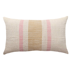 Dune + Blush Stripes Pillow 16”x24”