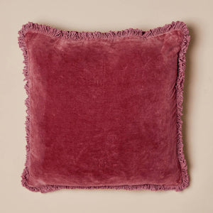 Burgundy Velvet Pillow