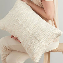 Load image into Gallery viewer, Ivory Chindi Lumbar Pillow