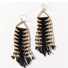 Load image into Gallery viewer, Black + Ivory Earring