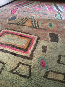 Mist Moroccan Boujaad Rug 6’x9’