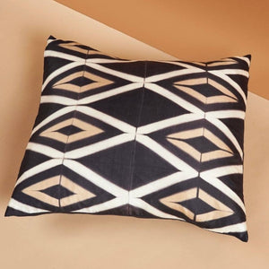 Tisa Black Silk Pillow 20”x20”