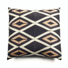 Load image into Gallery viewer, Tisa Black Silk Pillow 20”x20”