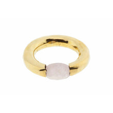 Load image into Gallery viewer, Stacking Brass Ring Smokey Topaz